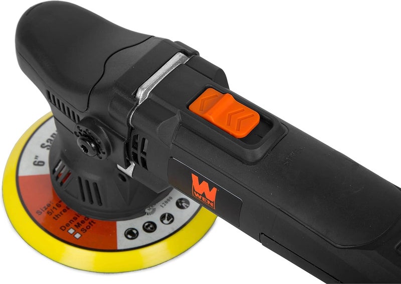 Wen Dual Action Polisher, 6-Inch Professional Grade, 5.5-Amp with 9mm Throw (AA6095) - Image 4